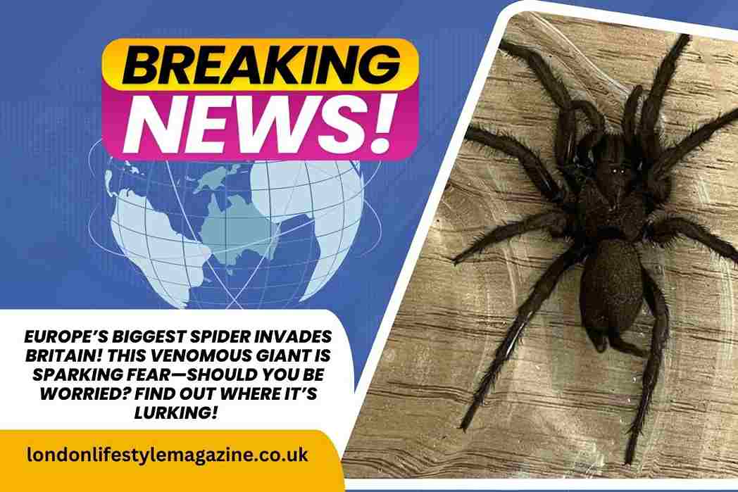 Europe s BIGGEST Spider Arrives In Britain With Venomous Europe s BIGGEST Spider Arrives In Britain With Venomous