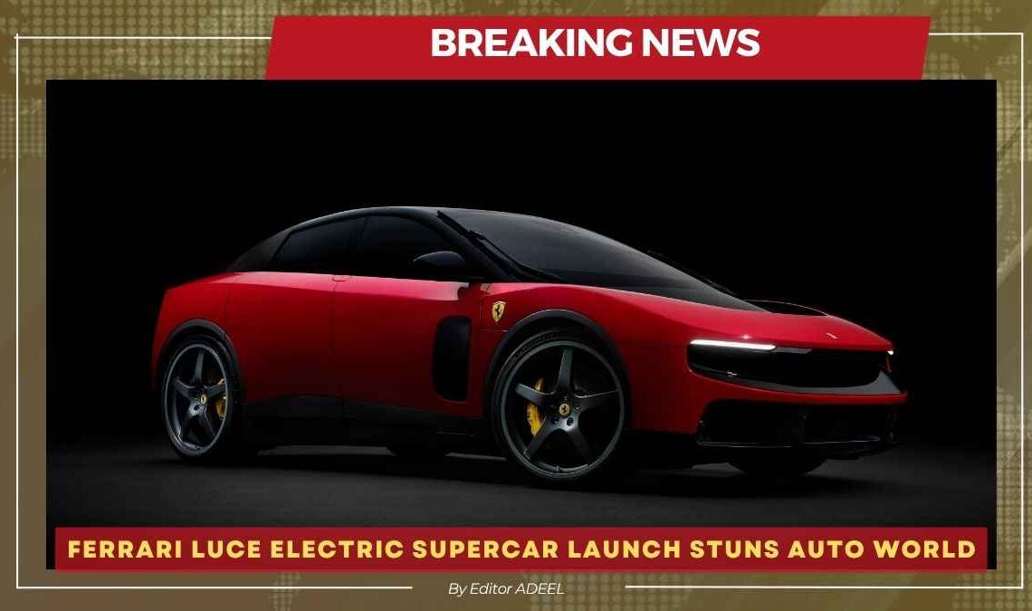 Ferrari Luce Electric Supercar