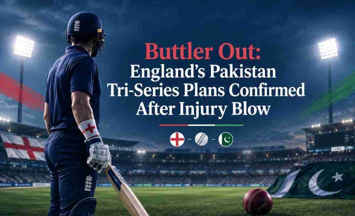 Buttler Out England Confirm Pakistan Tri-Series